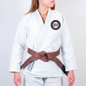 302 Jiu-Jitsu Academy Women's Gi - White #437 A