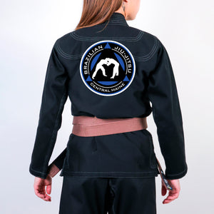 Central Maine Brazilian Jiu Jitsu Academy Women's Gi - Black #475
