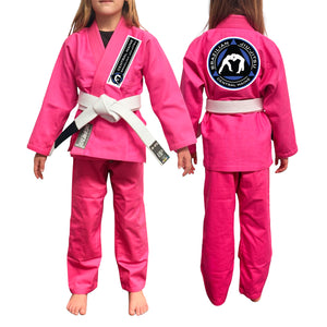 Central Maine Brazilian Jiu Jitsu Academy Kids Gi - Pink #475 A