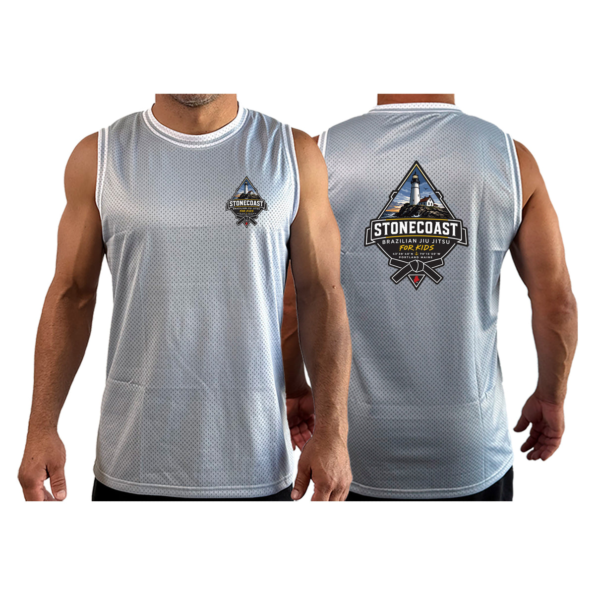 Stonecoast Brazilian Jiu Jitsu Basketball Jerseys #8119 E