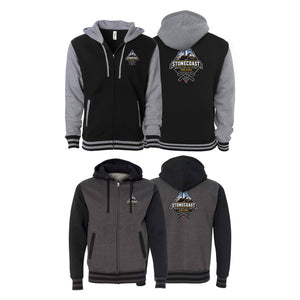 Stonecoast Brazilian Jiu Jitsu Varsity Zip-Up Hoodies #8119 E