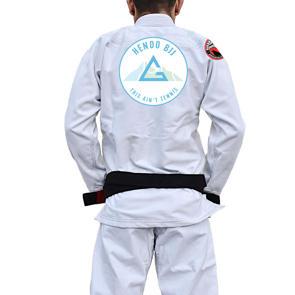 Hendo Brazilian Jiu Jitsu Academy Adults Gi - White #522 A