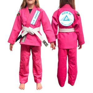 Hendo Brazilian Jiu Jitsu Academy Kids Gi - Pink #522 A