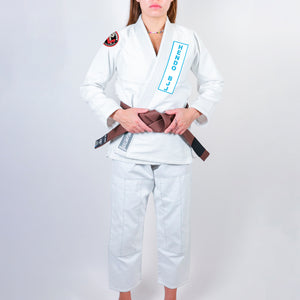 Hendo Brazilian Jiu Jitsu Academy Women's Gi - White #522 A