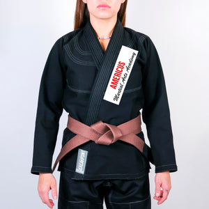 Americus Martial Arts Academy Women's Gi - Black #526