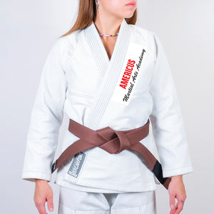 Americus Martial Arts Academy Women's Gi - White #526