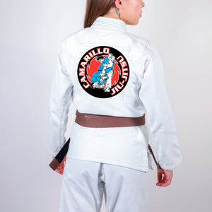 The Grind BJJ Academy Women's Gi - White #617 B