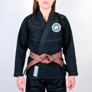 Plus One Defense Systems Academy Women's Gi - Black #624