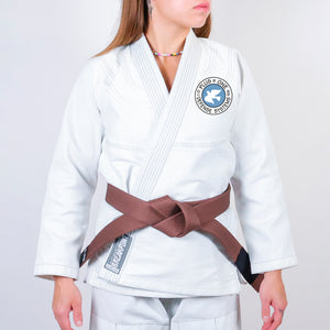 Plus One Defense Systems Academy Women's Gi - White #624