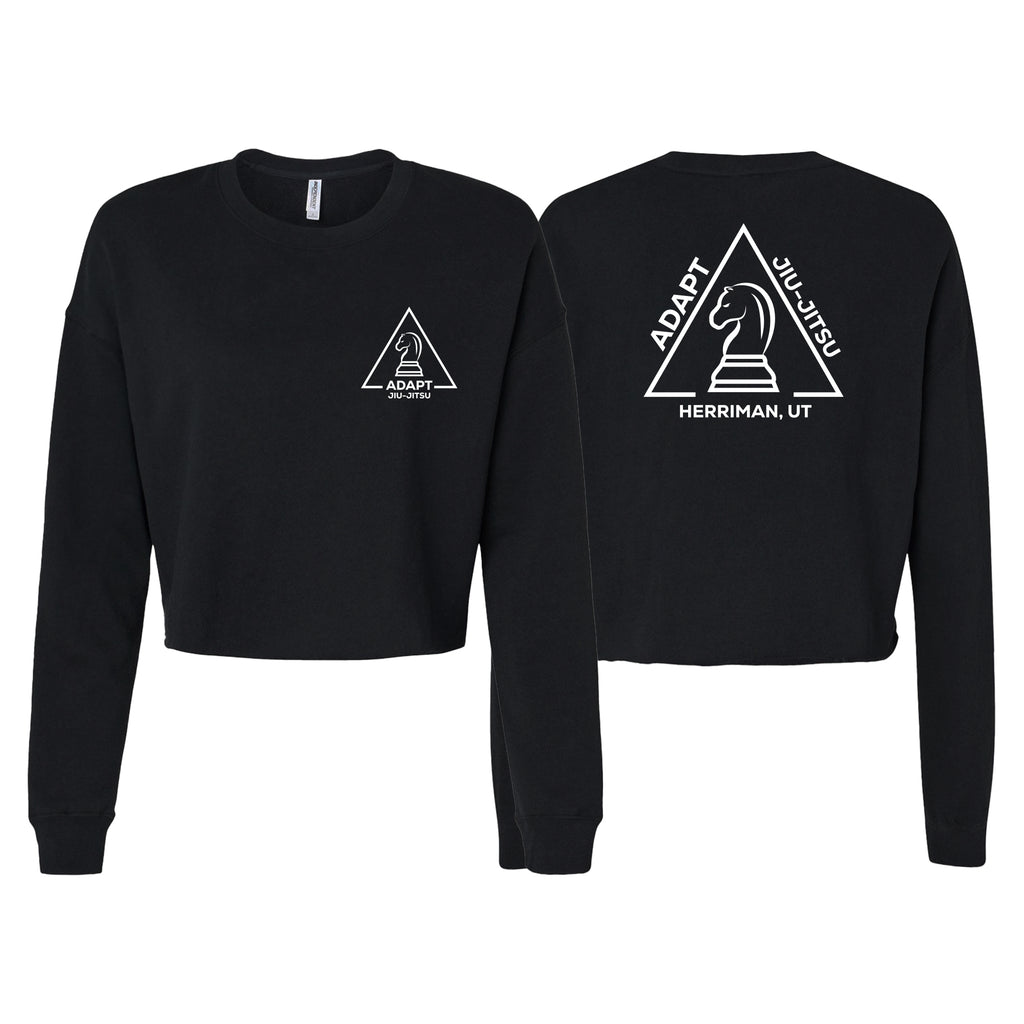 Adapt Jiu-Jitsu Women's Cropped Crewneck Sweatshirt #8262 A
