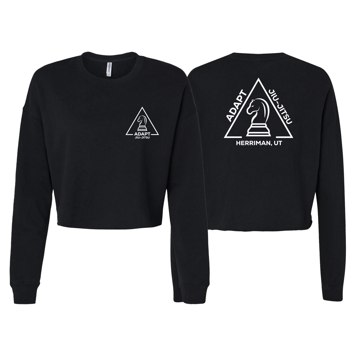 Adapt Jiu-Jitsu Women's Cropped Crewneck Sweatshirt #8262 A