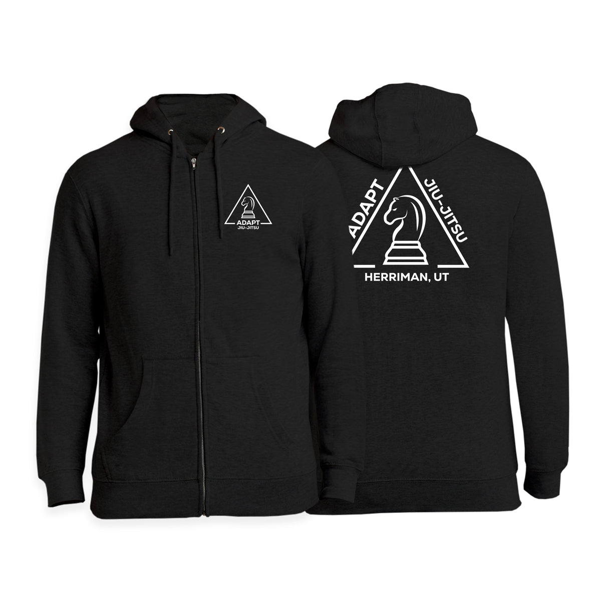Adapt Jiu-Jitsu Zip-Up Hoodies #8262 A