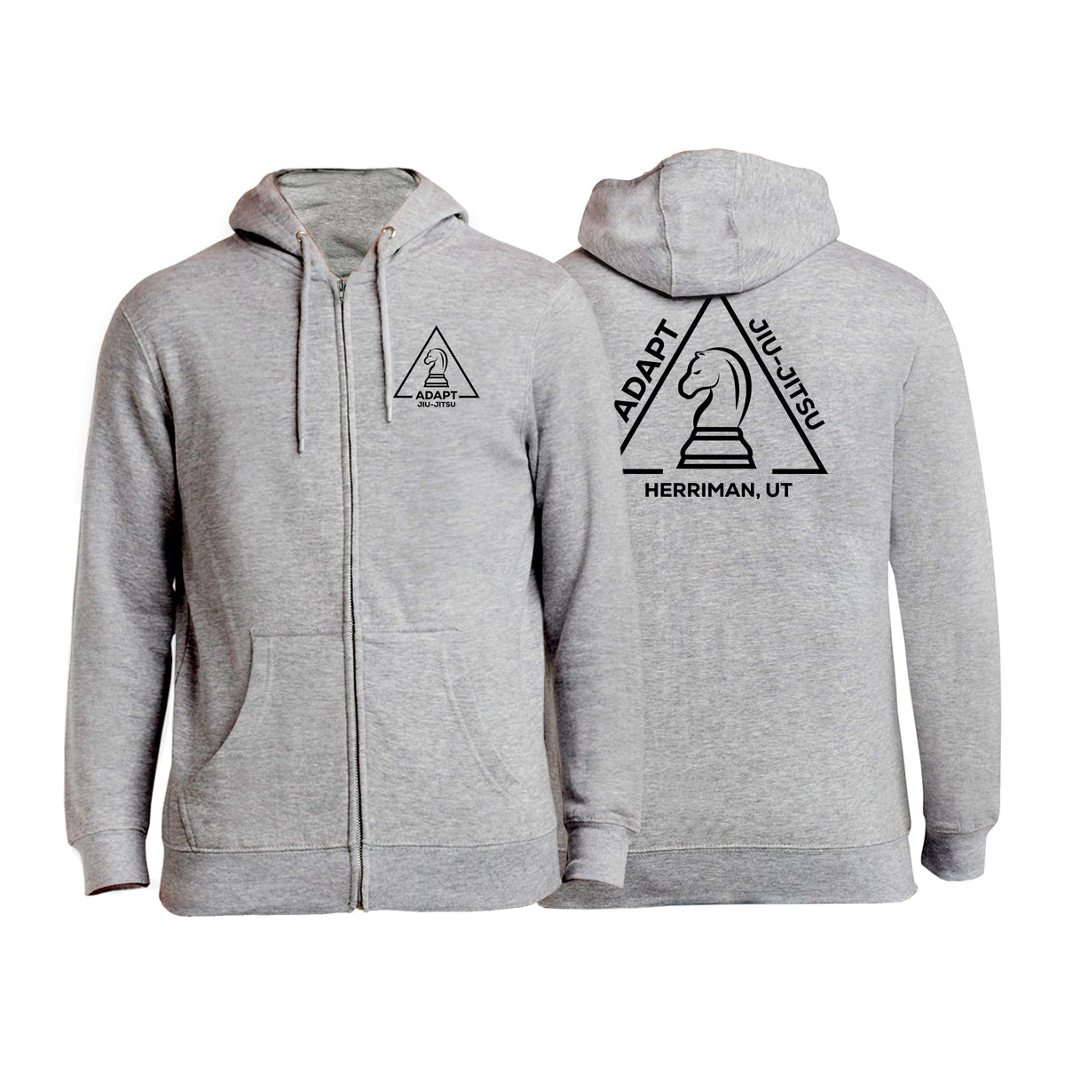 Adapt Jiu-Jitsu Zip-Up Hoodies #8262 A