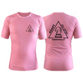 Adapt Jiu-Jitsu Pink Custom Rash Guards Short Sleeve #8262 A