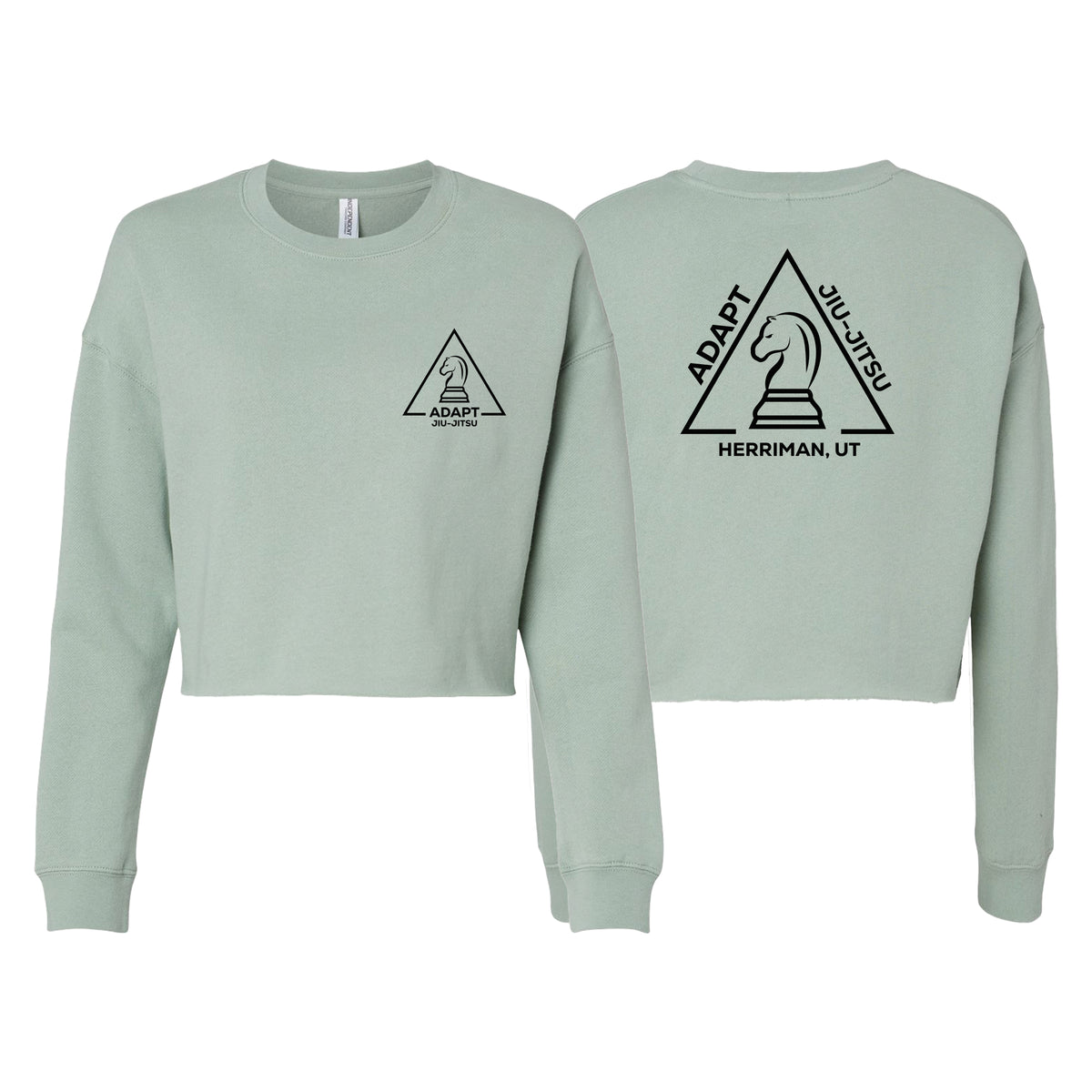 Adapt Jiu-Jitsu Women's Cropped Crewneck Sweatshirt #8262 A