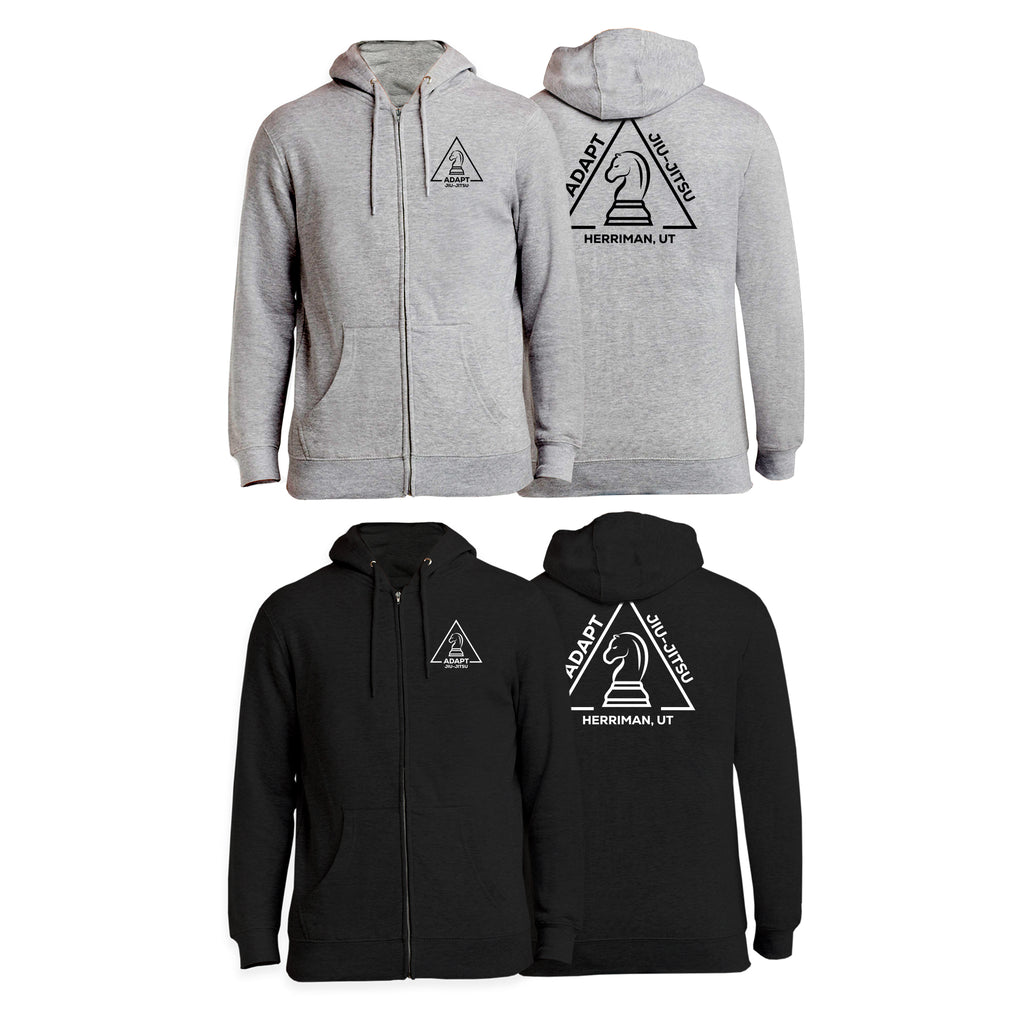 Adapt Jiu-Jitsu Zip-Up Hoodies #8262 A