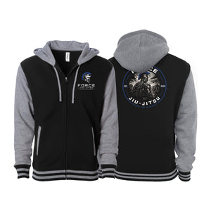 Force Jiu-Jitsu Varsity Zip-Up Hoodies #8170 B