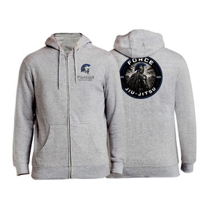 Force Jiu-Jitsu Zip-Up Hoodies #8170 B