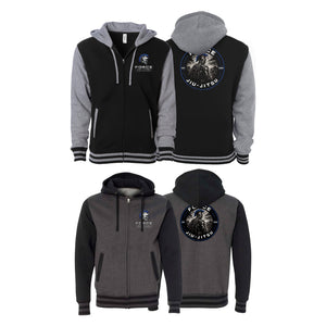 Force Jiu-Jitsu Varsity Zip-Up Hoodies #8170 B