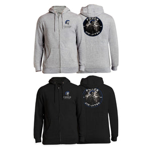 Force Jiu-Jitsu Zip-Up Hoodies #8170 B