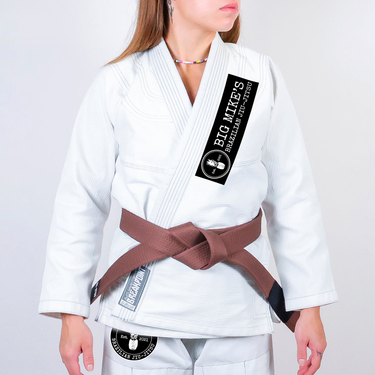 Big Mike's BJJ Academy Women's Gi - White #790 A
