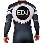 EDJ Team Academy Rash Guards Black/White #8001