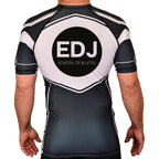 EDJ Team Academy Rash Guards Black/White #8001