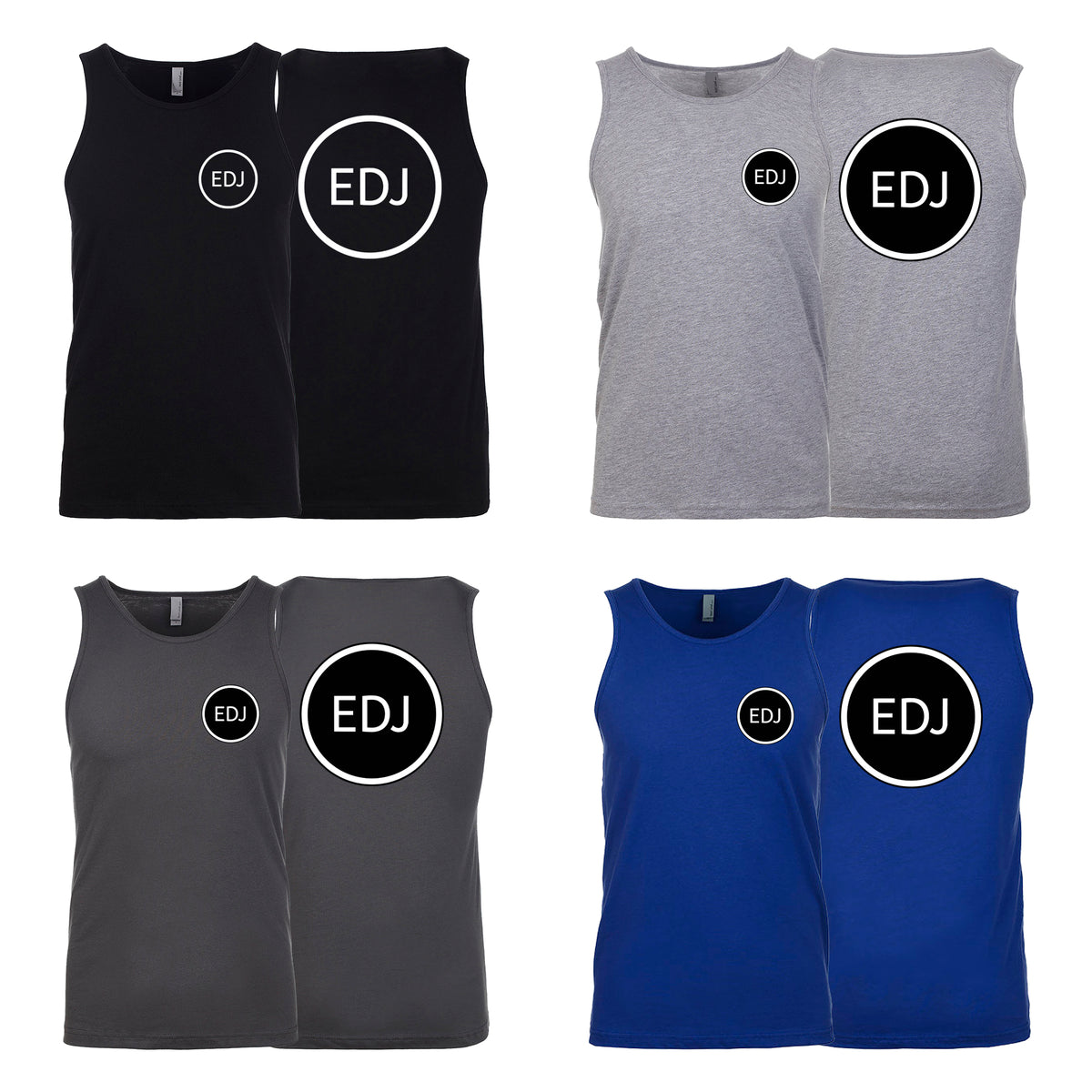 EDJ Team Next Level Tank Tops #8001 B