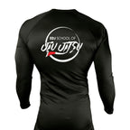 EDJ Team All Black Custom Rash Guards Long Sleeves #8001 F