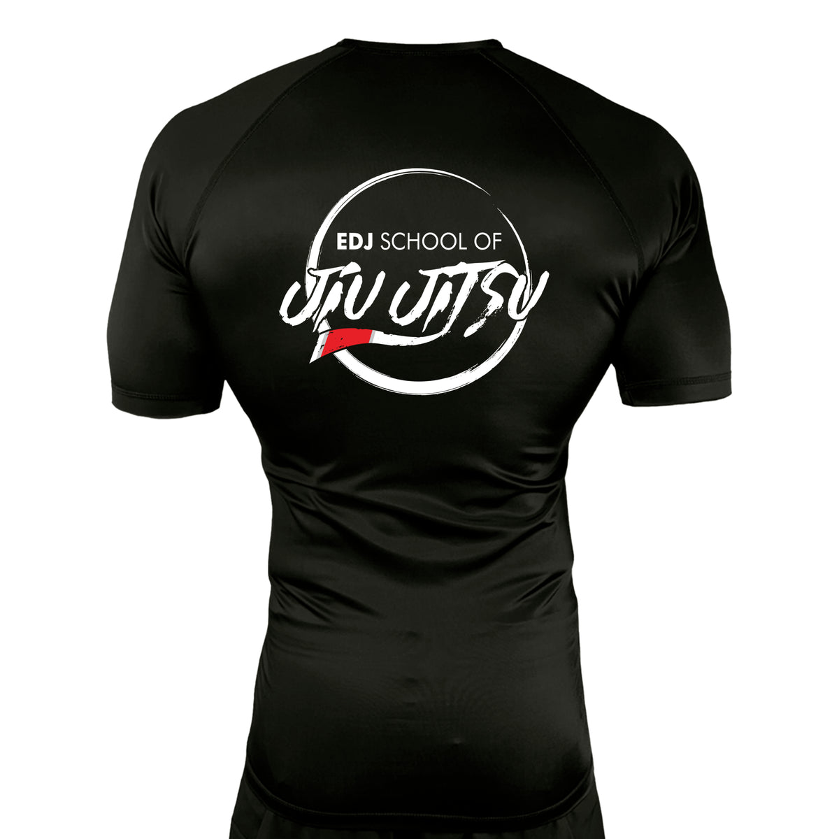 EDJ Team All Black Custom Rash Guards Short Sleeves #8001 F