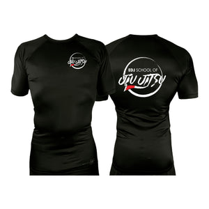 EDJ Team All Black Custom Rash Guards Short Sleeves #8001 F