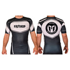 Kronos Academy Rash Guards Black/White #8002