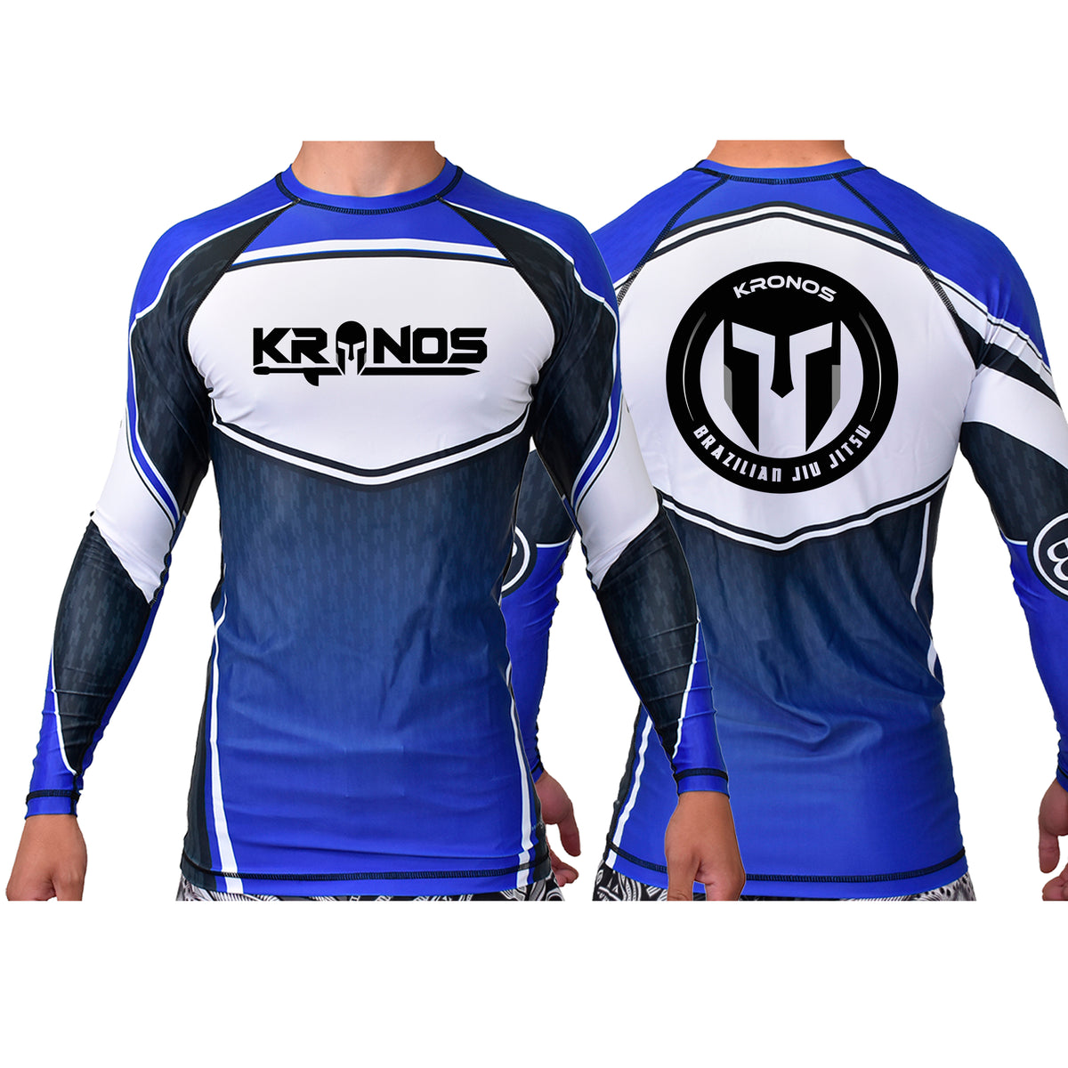 Kronos Academy Ranked Long Sleeve Rash Guards #8002