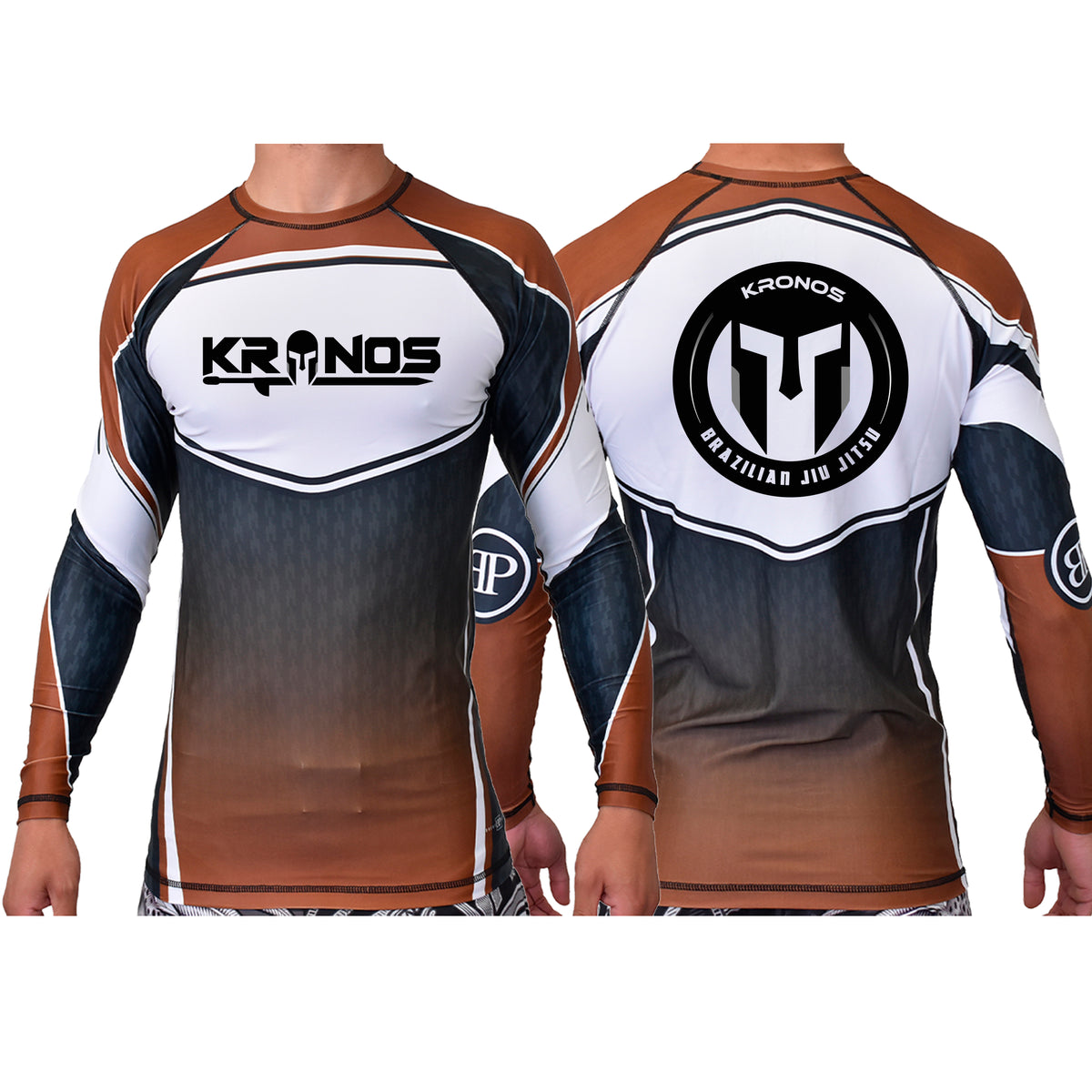 Kronos Academy Ranked Long Sleeve Rash Guards #8002