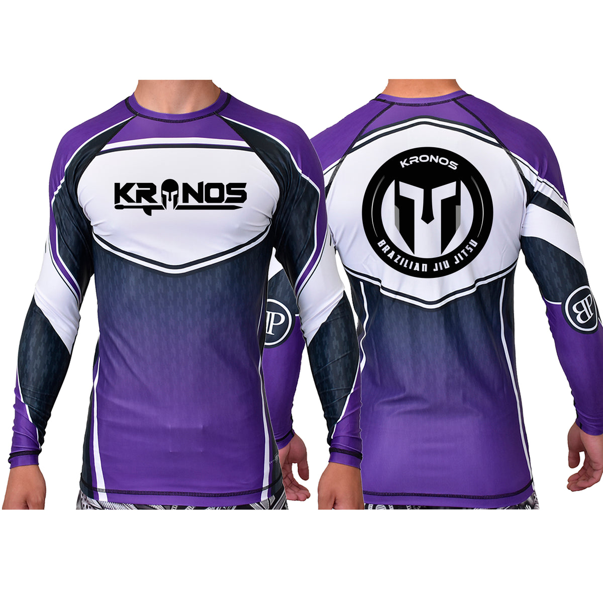 Kronos Academy Ranked Long Sleeve Rash Guards #8002