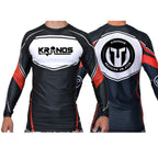 Kronos Academy Ranked Long Sleeve Rash Guards #8002