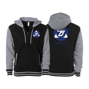 Tom DeBlass Academy Varsity Zip-Up Hoodie #8003 B