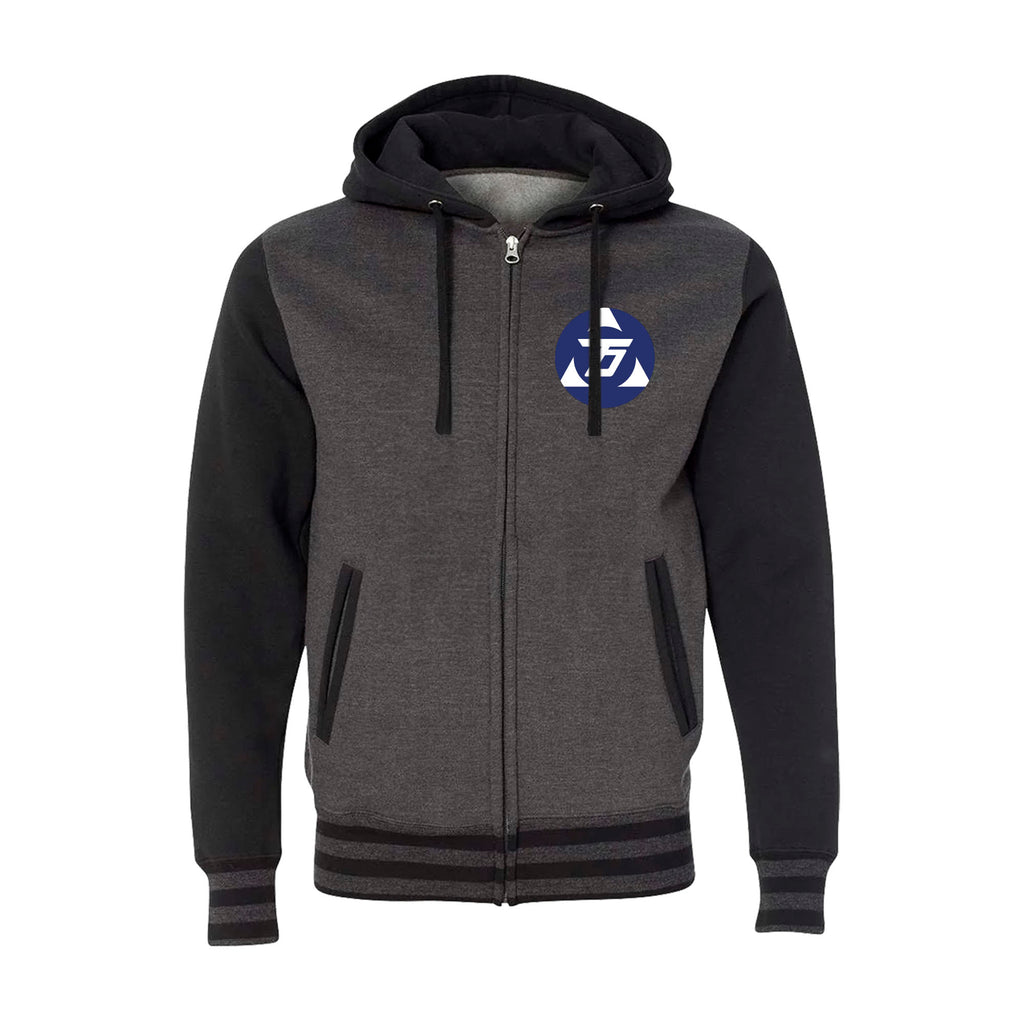 Tom DeBlass Academy Varsity Zip-Up Hoodie #8003 B