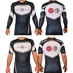 Koala Backpack Jiu Jitsu Academy Rash Guards Black/White #8004 A