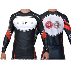 Koala Backpack Jiu Jitsu Academy Ranked Long Sleeve Rash Guards #8004 A