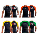 Koala Backpack Jiu Jitsu All Black Ranked Short Sleeve Rash Guards  #8004 A