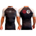 Koala Backpack Jiu Jitsu All Black Ranked Short Sleeve Rash Guards #8004 A