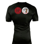 Koala Backpack Jiu Jitsu All Black Custom Rash Guards Short Sleeve #8004