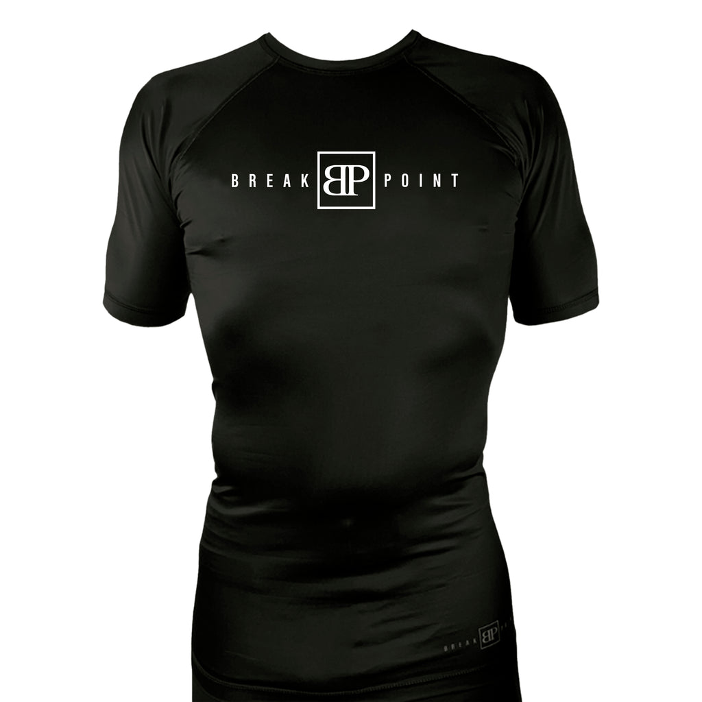 Koala Backpack Jiu Jitsu All Black Custom Rash Guards Short Sleeve #8004