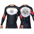 Koala Backpack Jiu Jitsu Academy Ranked Long Sleeve Rash Guards #8004 C