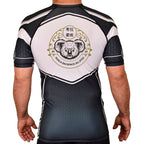 Koala Backpack Jiu Jitsu Academy Rash Guards Black/White #8004 C
