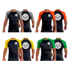Koala Backpack Jiu Jitsu All Black Ranked Short Sleeve Rash Guards  #8004 C