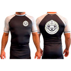 Koala Backpack Jiu Jitsu All Black Ranked Short Sleeve Rash Guards #8004 C