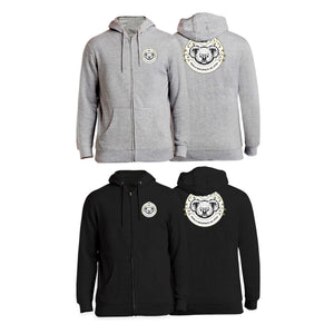 Koala Backpack Jiu Jitsu Academy Zip-Up Hoodies #8004 C