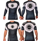 Koala Backpack Jiu Jitsu Academy Rash Guards Black/White #8004 E
